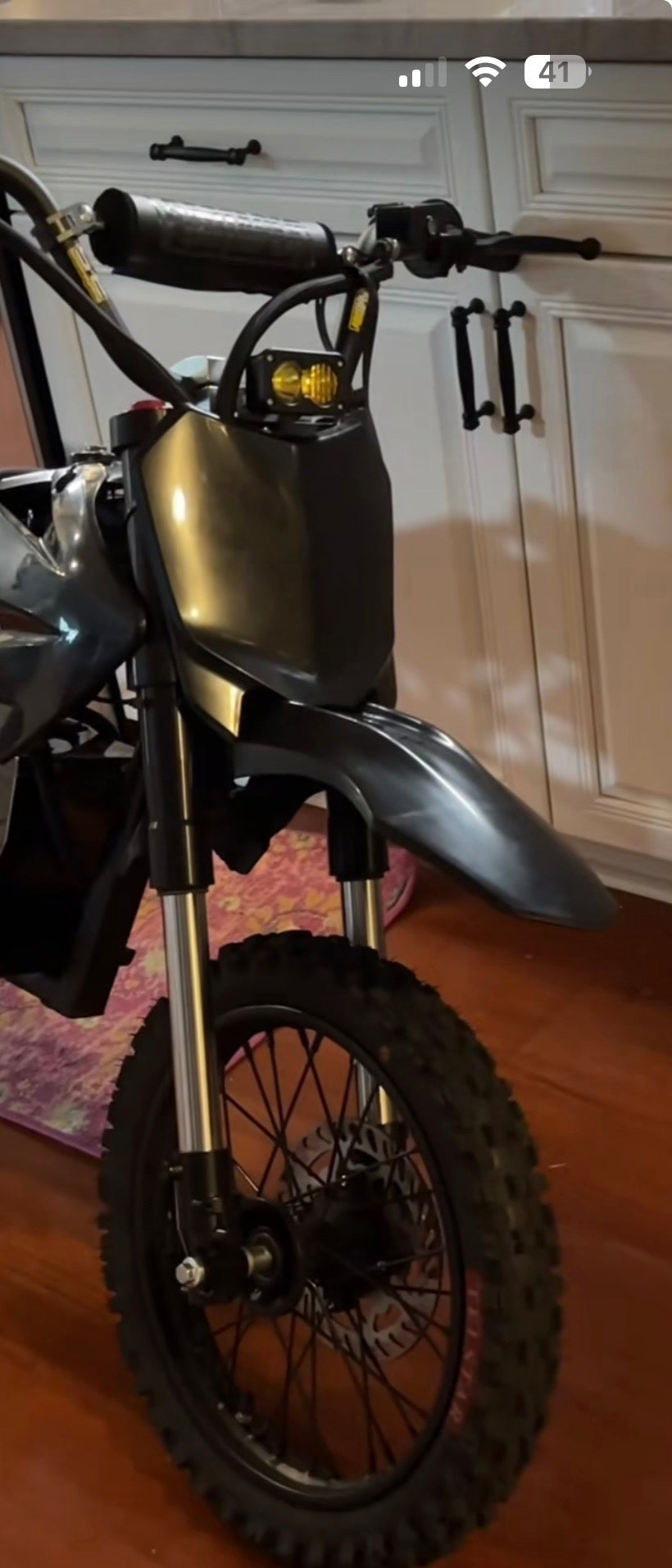 Moto Style Number Plate