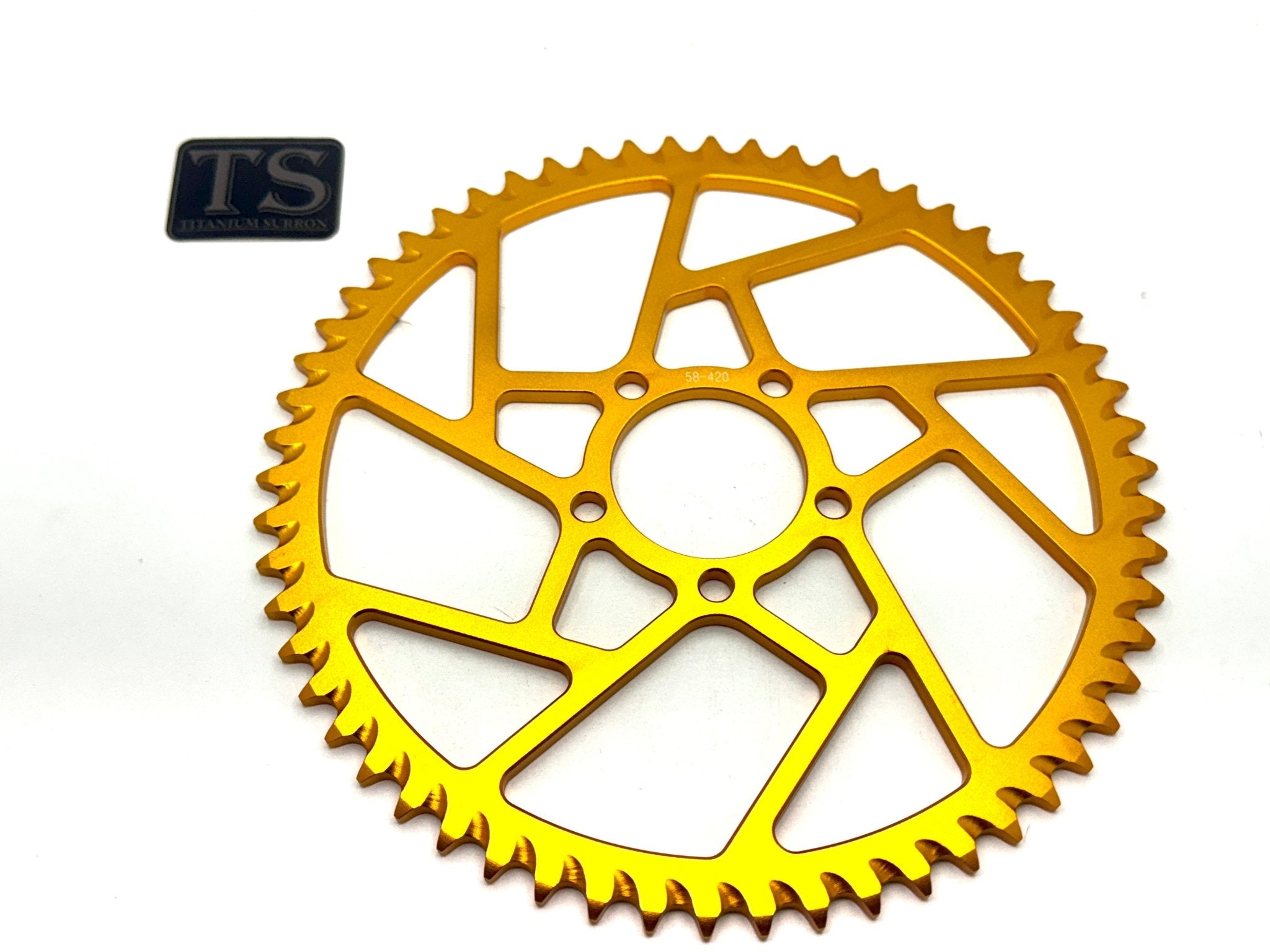 Hardened Aluminum 420 Sprockets for E-moto 48-58T