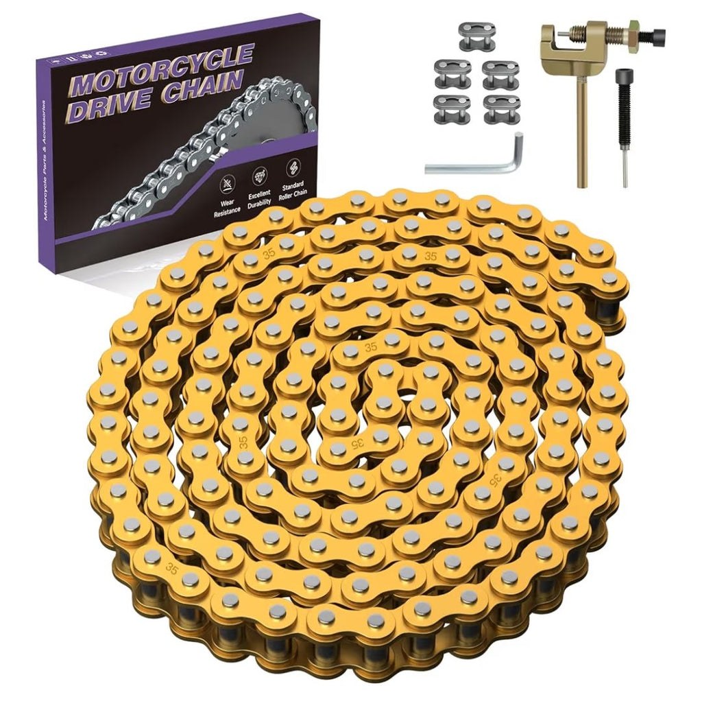 Gold/Sliver 35# chain 140 links
