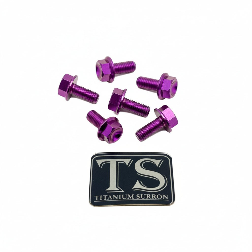 Titanium Rear Sprocket Bolts - E-Moto